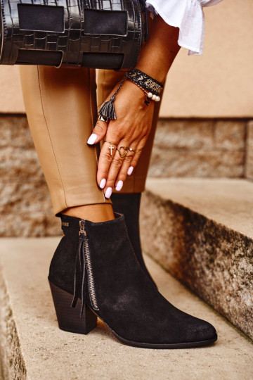 Botas Negras con tacones altos Big Star 2
