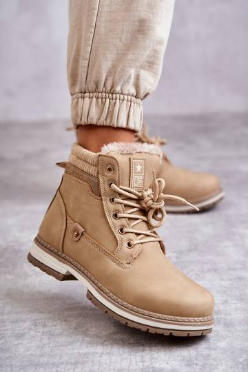 Botas en color marfil Liv