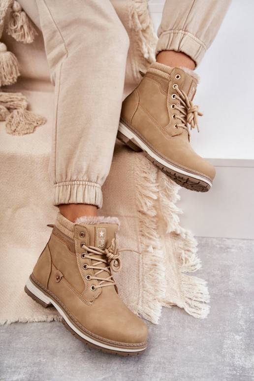 Botas en color marfil Liv