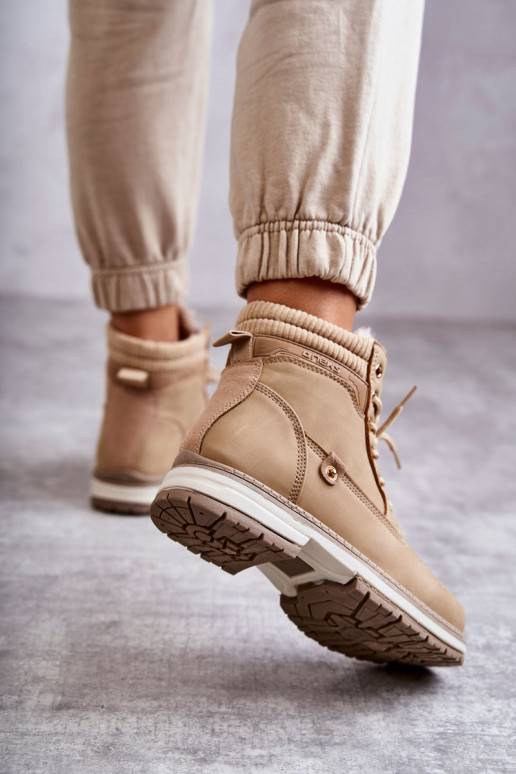 Botas en color marfil Liv