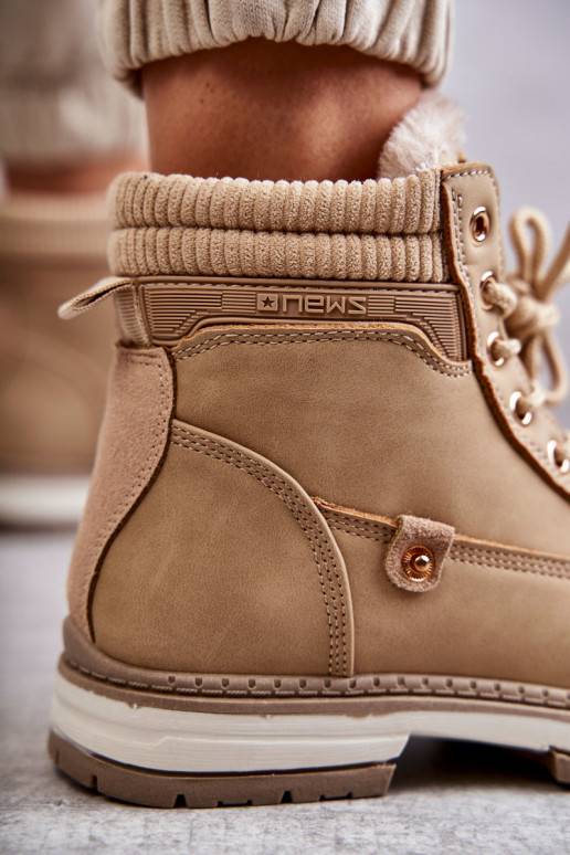 Botas en color marfil Liv