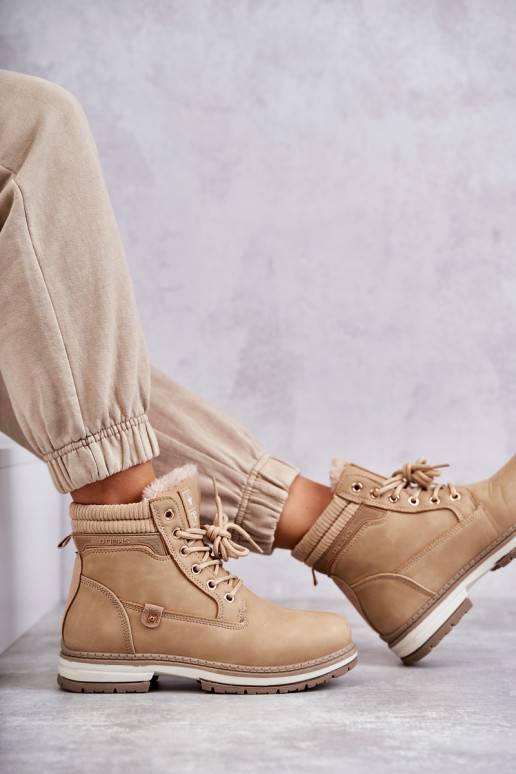 Botas en color marfil Liv