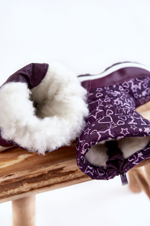 Botas de nieve para niños en color...