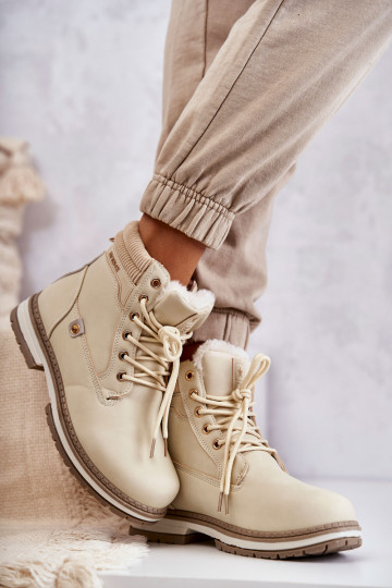 Botas cálidas color beige Liv