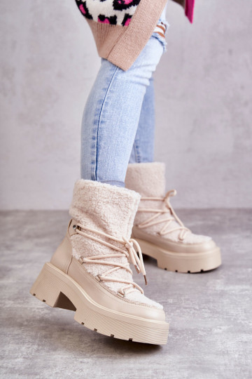 Botas de arena botas de nieve con calentamiento Sanna.