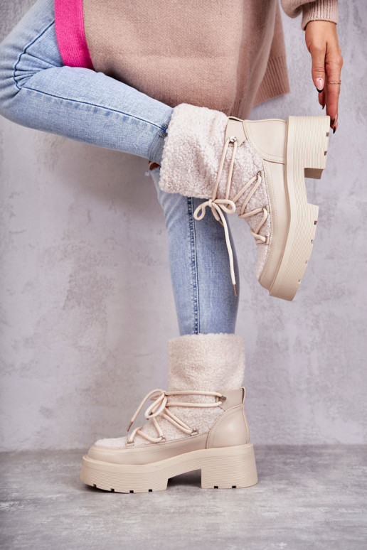 Botas de arena botas de nieve con calentamiento Sanna.