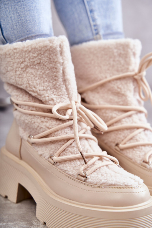 Botas de arena botas de nieve con calentamiento Sanna.