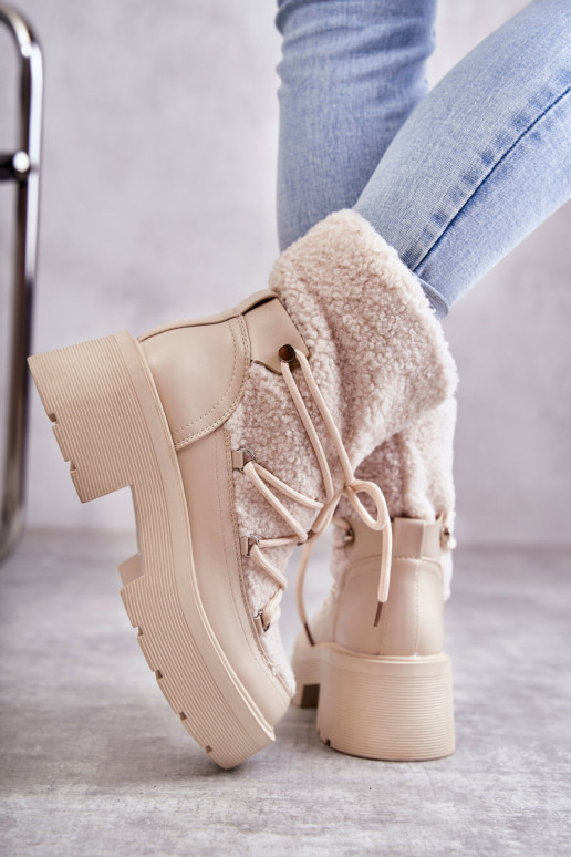Botas de arena botas de nieve con calentamiento Sanna.