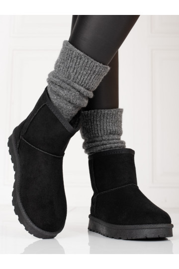 Botas de nieve negras cálidas Shelovet 2