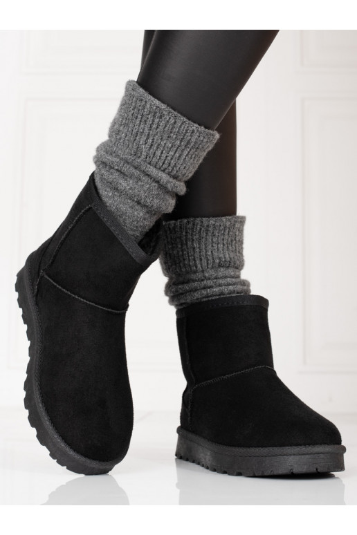 Botas de nieve negras cálidas Shelovet