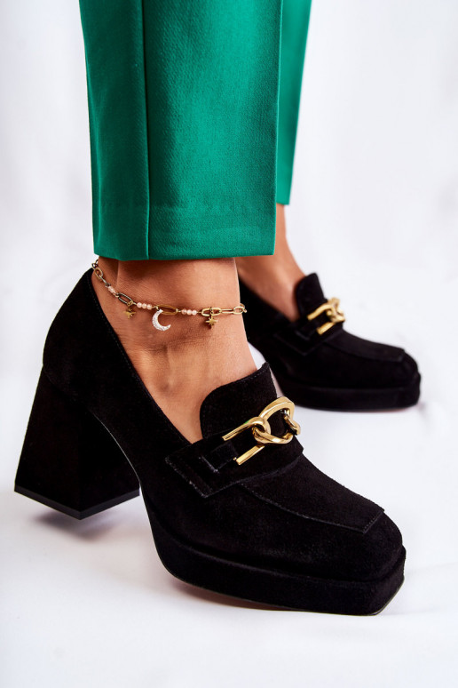 Botines de ante negros de Laura Messi