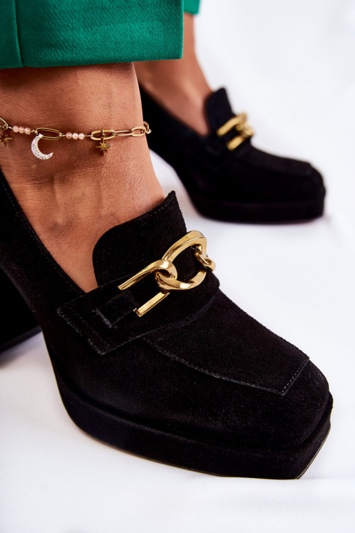 Botines de ante negros de Laura Messi