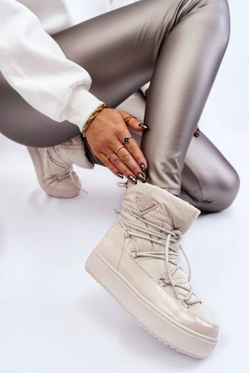 Botas de nieve con cordones... 2