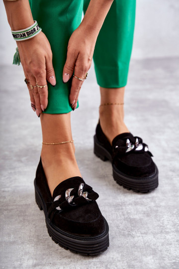 Zapatos Laura Messi ante negro