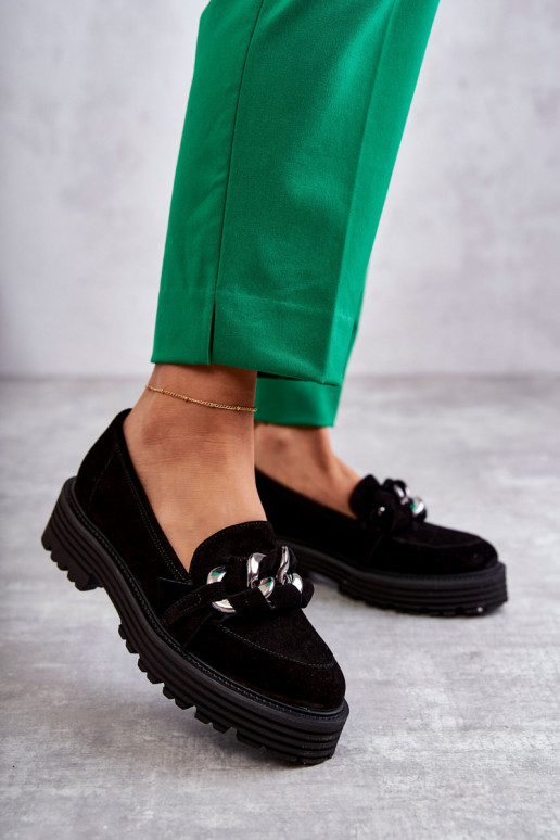 Zapatos Laura Messi ante negro