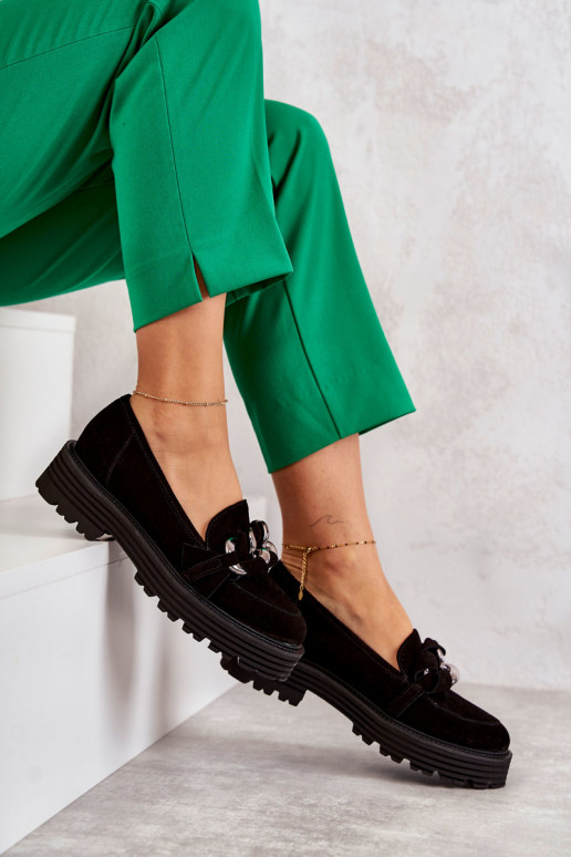 Zapatos Laura Messi ante negro