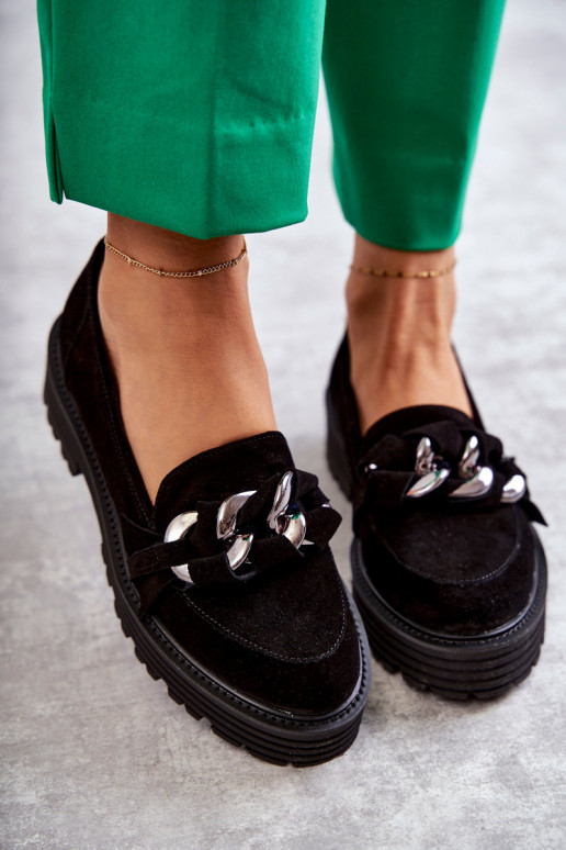 Zapatos Laura Messi ante negro