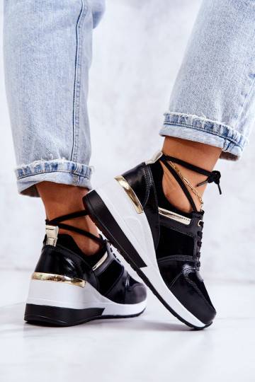 Deportivas negro - blanco Rayana para mujer 2