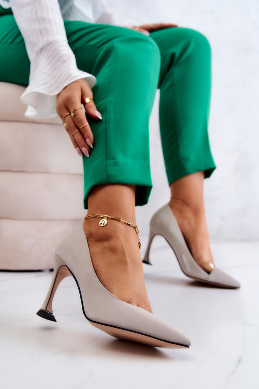 Tacones altos Tamira gris para mujer