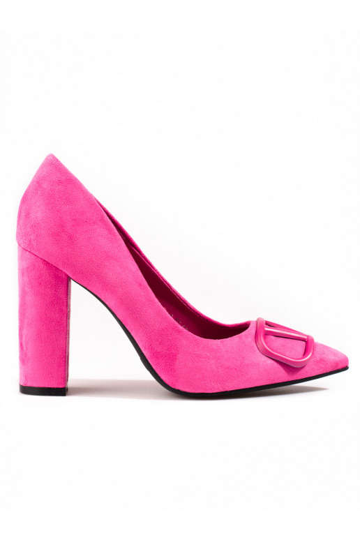 Zapatos tacón ante Vinceza rosa