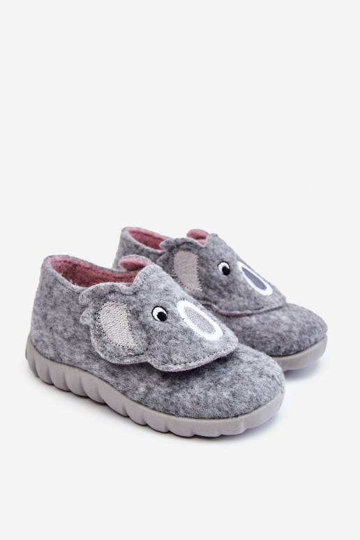 Zapatillas infantiles Befado Koala color gris