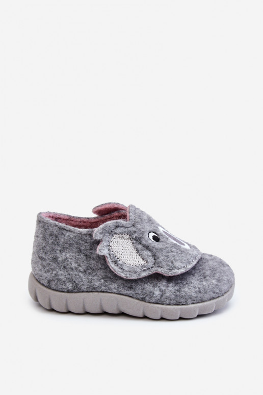 Zapatillas infantiles Befado Koala color gris
