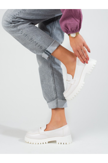 Zapatos mujer blancos Shelovet con plataforma 2