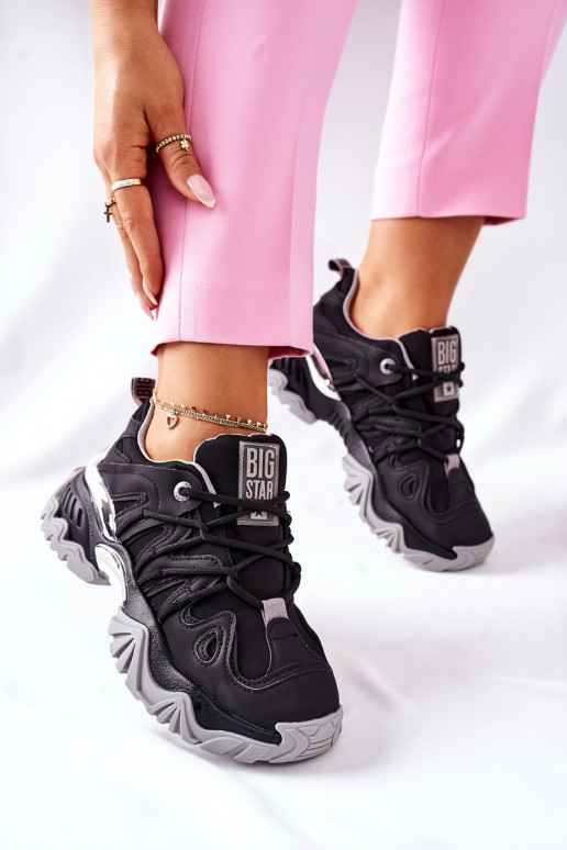 Zapatillas deportivas negras Memory Foam Big Star