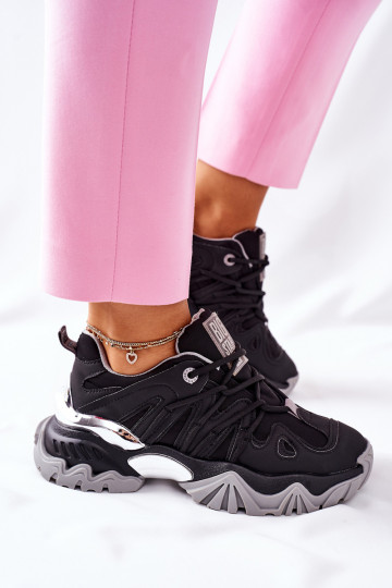 Zapatillas deportivas negras Memory Foam Big Star 2