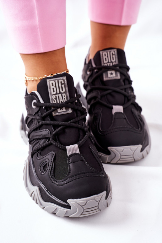 Zapatillas deportivas negras Memory Foam Big Star