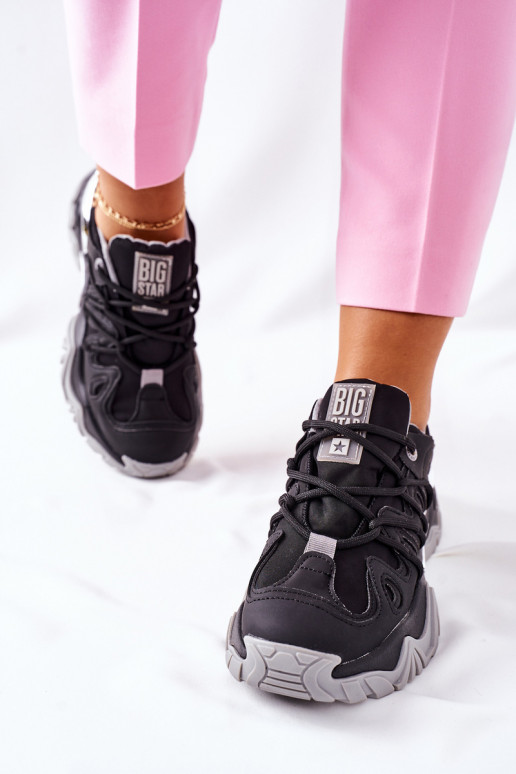 Zapatillas deportivas negras Memory Foam Big Star