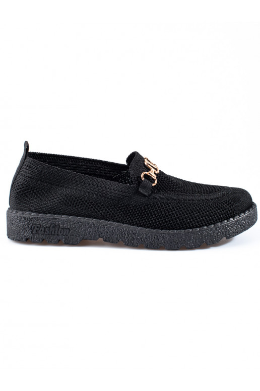 Mocasines Shelovet de textil negro... Mocasines Shelovet de textil negro...