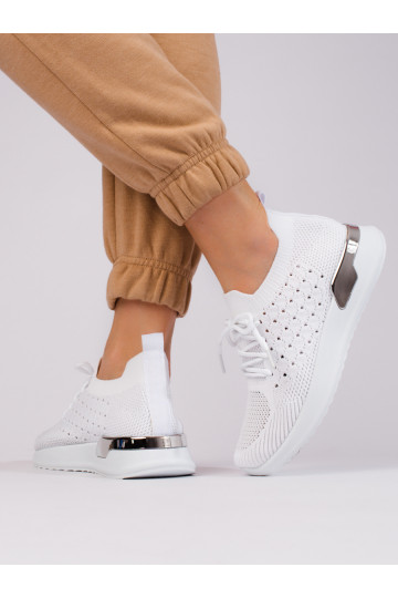 Zapatos textiles blancos Shelovet 2