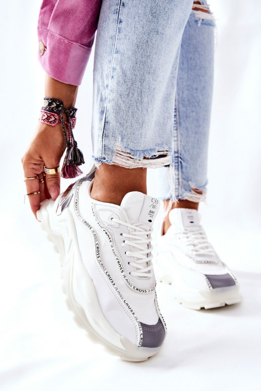 Zapatos estilo deportivo Cross Jeans II2R4017C color blanco
