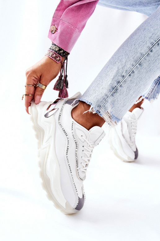 Zapatos estilo deportivo Cross Jeans II2R4017C color blanco
