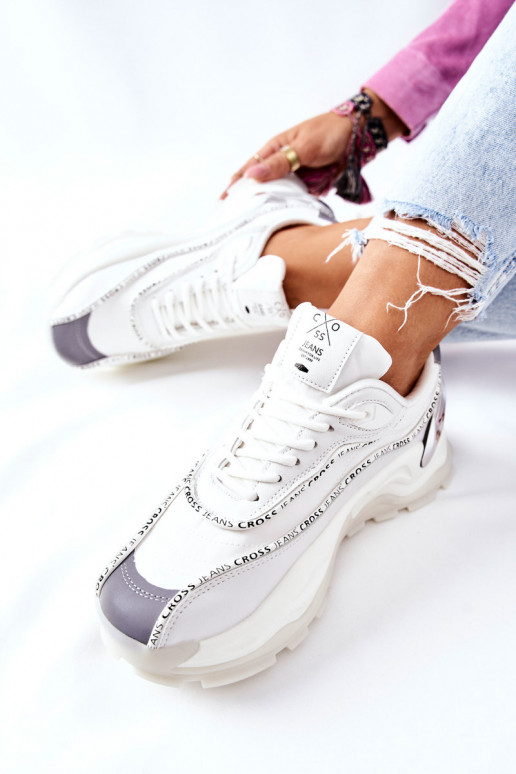 Zapatos estilo deportivo Cross Jeans II2R4017C color blanco