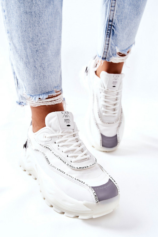 Zapatos estilo deportivo Cross Jeans II2R4017C color blanco
