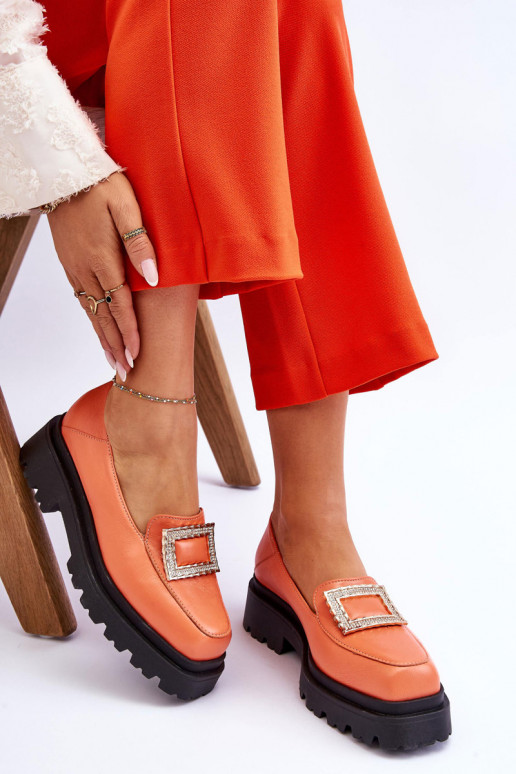 Mocasines color naranja Agathe