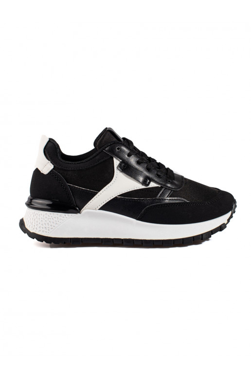 Zapatillas deportivas con plataforma alta Shelovet color negro