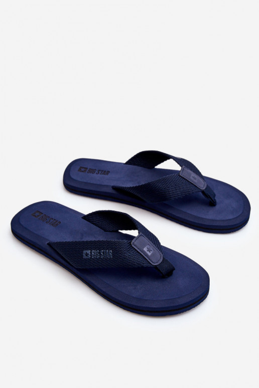 Zapatillas de hombre azul oscuro estilo japonés Big Star