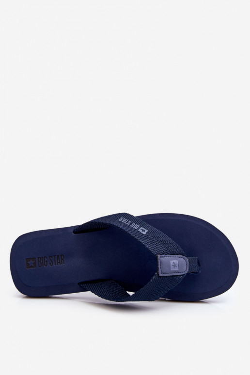 Zapatillas de hombre azul oscuro estilo japonés Big Star
