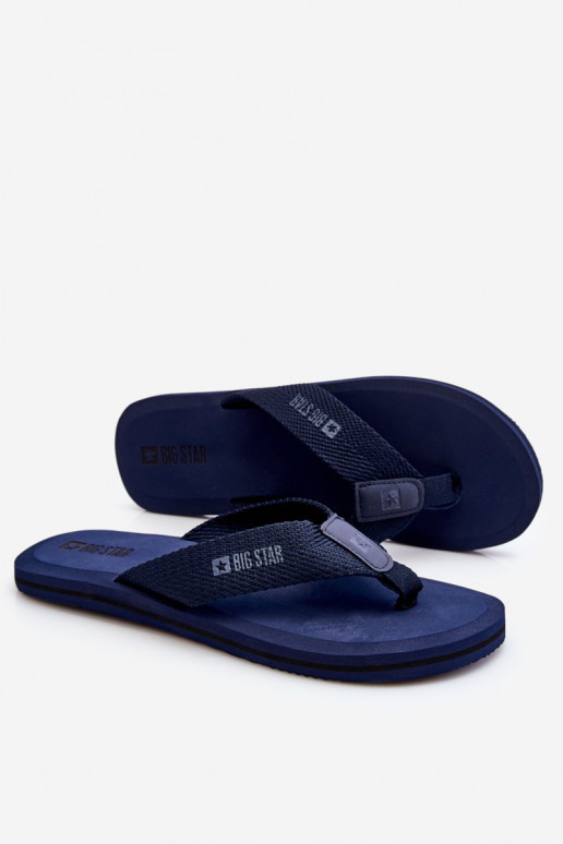 Zapatillas de hombre azul oscuro estilo japonés Big Star