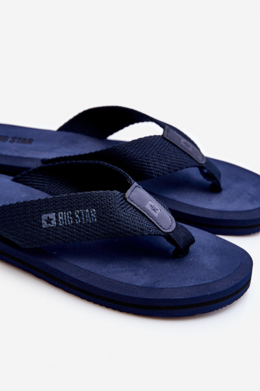 Zapatillas de hombre azul oscuro estilo japonés Big Star