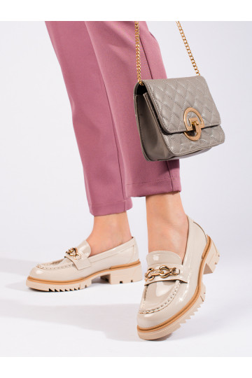 Botines color arena con...