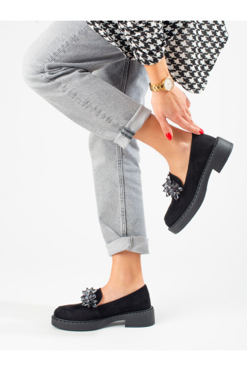 Mocasines de ante negro... 2