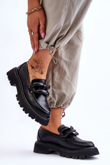Zapatos mocasines Big Star color negro 2