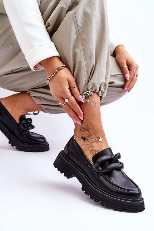 Zapatos mocasines Big Star color negro