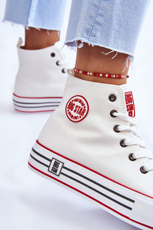 Zapatos casual con plataforma Big Star color blanco