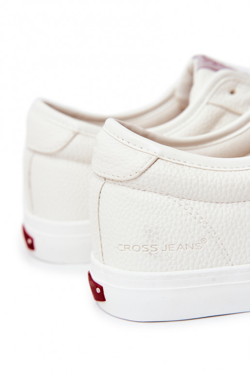 Zapatos casual de hombre en color blanco Cross Jeans