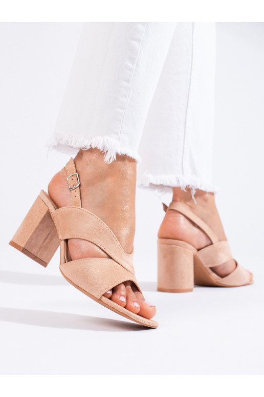 Zapatos ante beige Vinceza